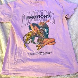 Dangerous emotions short sleeve shirt